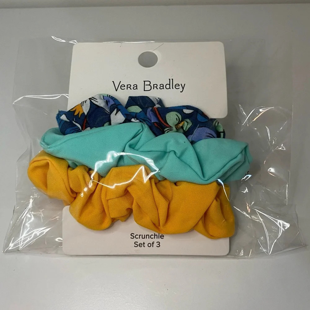 Vera Bradley Scrunchie Set Floral Bursts NEW